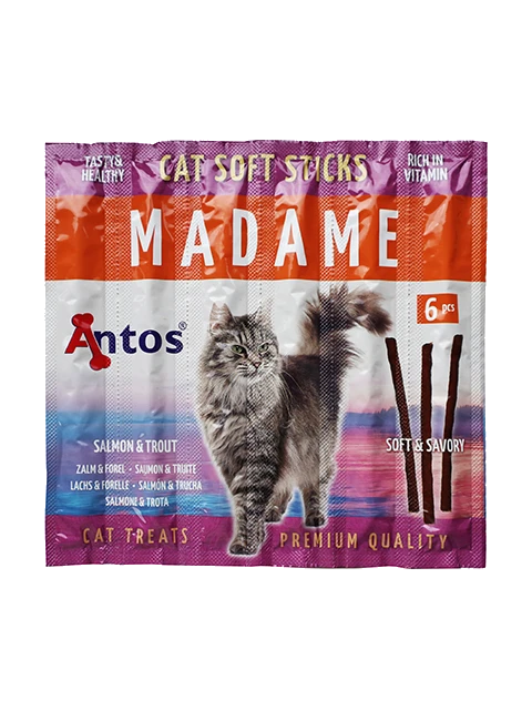 Cat Soft Sticks Madame Salmon&Trout 6 pcs
