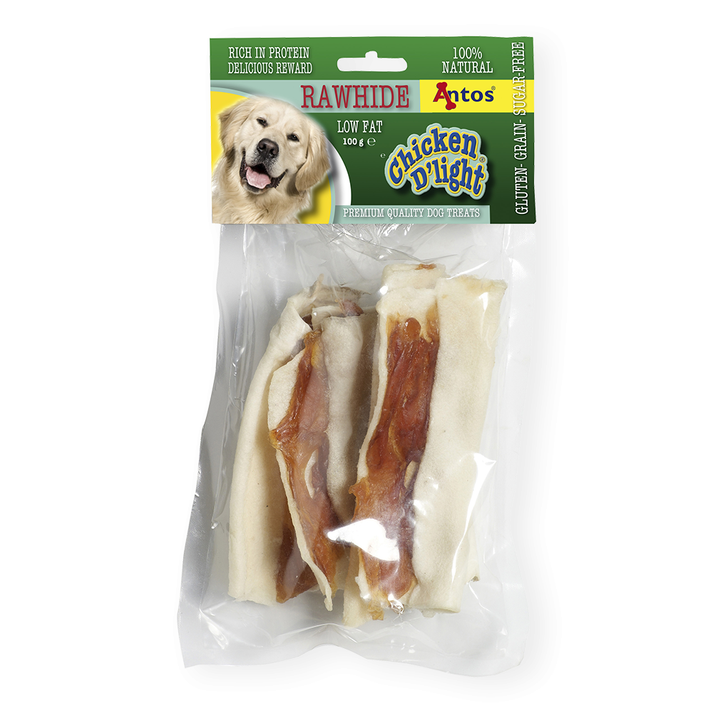 Chicken D light Rawhide 100 gr Antos