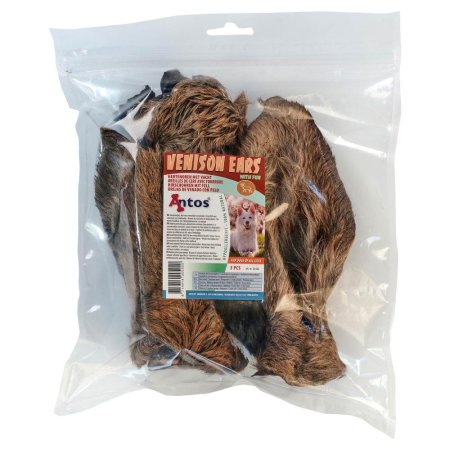 Venison Ears with Fur 3 pcs