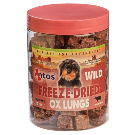 WILD Freeze-Dried Ox Lungs 80 gr